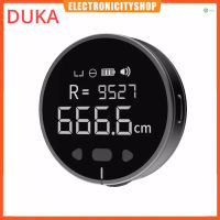 ~ [ใหม่] DUKA ไม้บรรทัดอิเล็กทรอนิกส์ 8 ใน 1 จอ LCD ขนาดเล็กพิเศษสแตนด์บายแบบชาร์จไฟได้