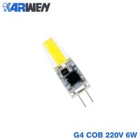 【▼Hot Sales▼】 dongdangx59 Karwen 10Pcs โคมไฟ Led G4 G9 E14 220V 6W Bombillas G4 G9 Led Bulb12v Cob Lampada เปลี่ยนโคมระย้าฮาโลเจน Light