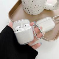 เคส AirpodsPro2ใสแบบเงาและเรียบง่าย Apple เคสหูฟังบลูทูธรุ่นที่2/3