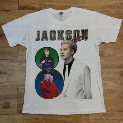 เสื้อเด็กหญิง Fashion GOT7 JACKSON WANG Digital Print cotton t-shirtเสื้อยืด