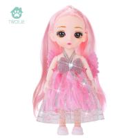 TWCEJE168ตุ๊กตาตุ๊กตา BJD เจ้าหญิงแบบข้อต่อหวาน16Cm,ตุ๊กตาโมเดลเจ้าหญิงของเล่นขนาด1/12กับเสื้อผ้าและรองเท้าตุ๊กตาข้อต่อขนาดเล็กเคลื่อนย้ายได้ตุ๊กตาเจ้าหญิงแบบข้อต่อชุดของเล่นเด็กผู้หญิงของ Molly