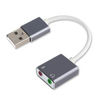 อินเตอร์เฟซตัวแปลงหูฟัง Usb หูฟังสำหรับคอมพิวเตอร์3.5มม. อะแดปเตอร์ Usb ไมโครโฟนไปยังไมโครโฟนฉันสามารถบันทึกระบบไฟฟ้าสำหรับคนหูหนวกได้