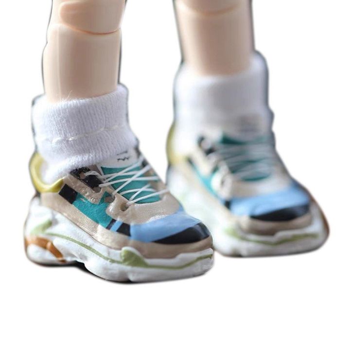 2023ob11-รองเท้าเด็ก-รองเท้ากีฬาแม่เหล็ก-รองเท้า-สามารถจับคู่กับเสื้อผ้าเด็ก-gsc-ymy-12-แบ่ง-bjd-uf-รองเท้าเด็ก