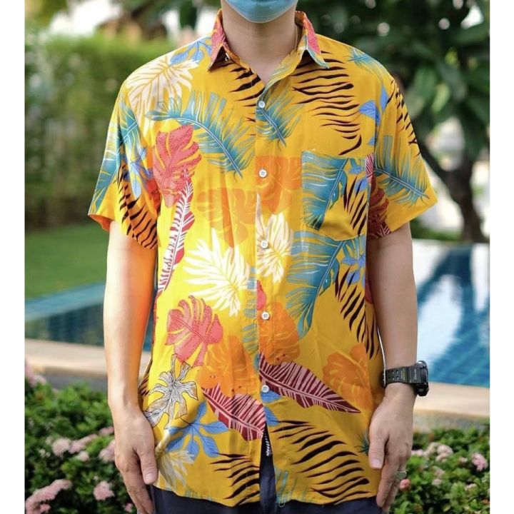 เสื้อฮาวาย-เสื้อเชิ้ต-hawaii-เชิ๊ตเกาหลี-สินค้ามาใหม่-ผ้านิ่มขึ้น-สไตล์เกาหลีมาแรง