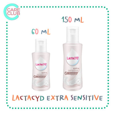 LACTACYD EXTRA SENSITIVE 60 ml./ 150 ml. แลคตาซิด  ผลิตภัณฑ์ทำความสะอาด จุดซ่อนเร้น สูตร เอ็กซ์ตร้าเซนซิทีฟ 60 มล./150มล