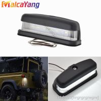 ◄ hrgrgrgregre Para land rover defender 110 130 series 2 2a 3 led número da placa de licença luz lâmpadas xfc100550 prc7255 acessórios do carro