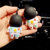 Little Daisy crayon small new key male car keys pendant high-grade individuality creative bag pendant key ring