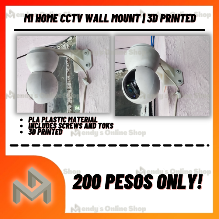 Mi Home Security CCTV Camera Wall Mount 3D Printed Lazada PH