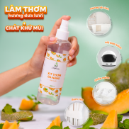 Xịt thơm đa năng hương dưa lưới Julyhouse 20ml 280ml khử mùi toilet, giày