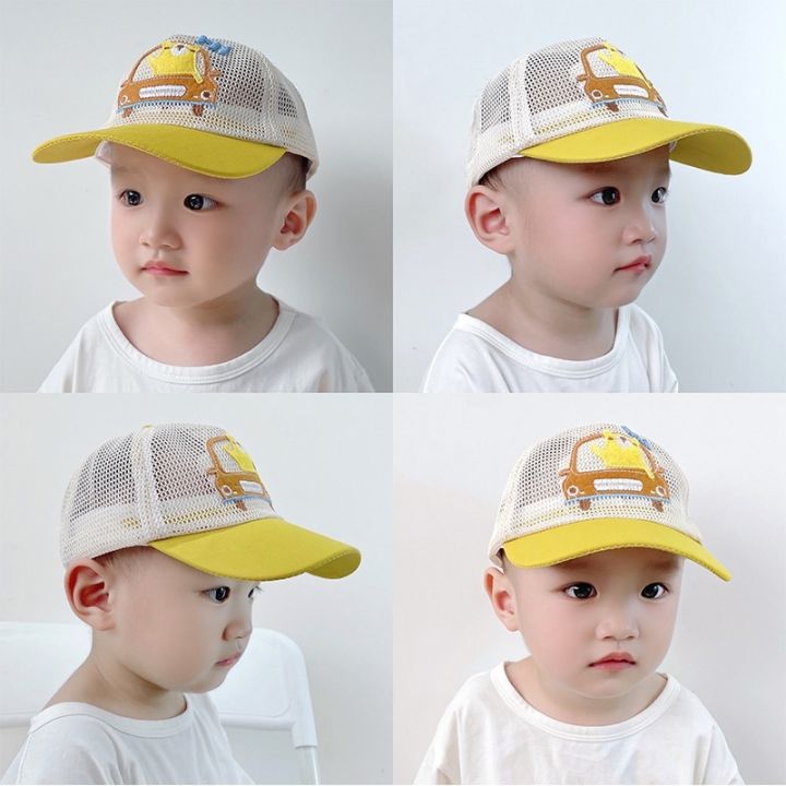 hiluojiangqushuangyangyou-babyzone-หมวกแก๊ป-กันแดด-ปรับขนาดได้-สำหรับเด็ก