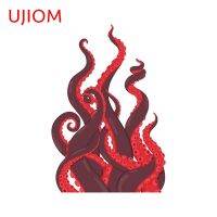 UJIOM หนวดปลาหมึกแดงเครื่องปรับอากาศตู้เย็นดีคอลตกแต่งตกแต่งห้องนั่งเล่นห้องนอนสติ๊กเกอร์ติดผนัง