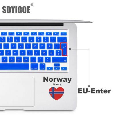 For macbook keyboard cover Norway EU UK Soft Silicone Keyboard protective film For pro 13 inch air13" 15Retina display Norwegian Keyboard Accessories
