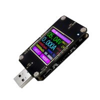 【⊕Good quality⊕】 aicairuo9588258 ที่ทดสอบ Usb ชนิด C ที่มี Tft หน้าจอสี Lcd Usb โวลต์มิเตอร์แอมมิเตอร์วัดกระแสเครื่องวัดดิจิตอลขนาดเล็กเครื่องทดสอบแรงดันไฟฟ้าพร้อม Sarung Besi