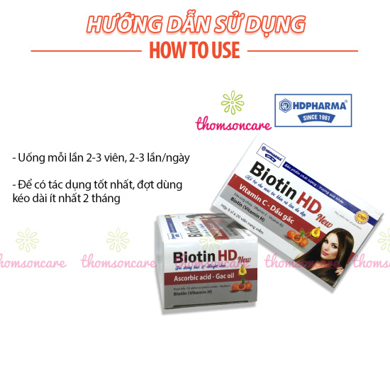 Biotin hd - bổ sung dưỡng chất cho tóc ngăn ngừa tóc gãy rụng - ảnh sản phẩm 4