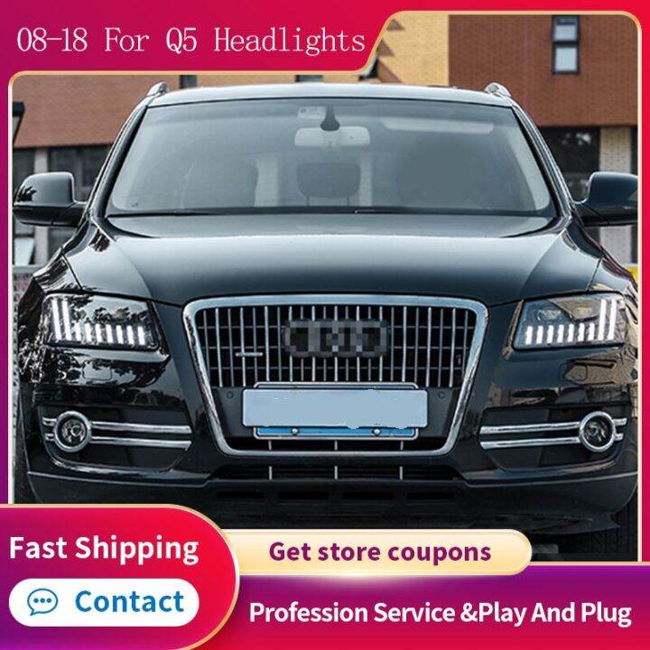 Car Styling Headlights For AUDI Q5 20082018 Front Lights LED DRL