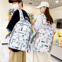 Letter Backpack for kids Student Large Capacity Fashion Personality Multipurpose Female ulzzang Bags