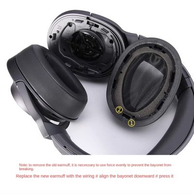 Replacement Earmuffs Soft Earpads Earpads Gaming Headset Earmuffs for Sony Mdr-100Aap H600A Game Headset Earmuffs Earpads