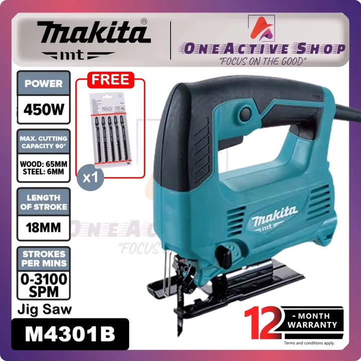 MAKITA Jigsaw 450W M4301B 1 Year Warranty ( MAKITA CORDED JIGSAW