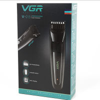 VGR 015 Hair Clipper Professional Barber Beard Styler Stainless Head USB Rechargeable Washable Noise Reduction Trimmer V015