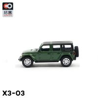 รถโมเดลจำลอง Xcartoys 1:64 J-Eep Wrang-Le Sahara X3-03อัลลอยสีเขียว