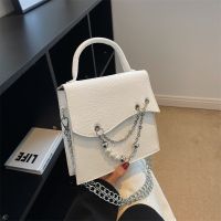 [COD] This years popular fashion texture vertical square 2022 autumn and winter new foreign style chain bag