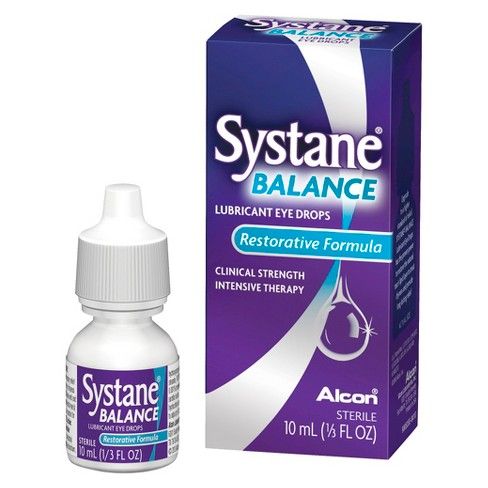 Systane Balance Lubricant Eye Drops 10ml (Restorative Formula) by Alcon ...