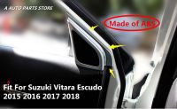 ABS เสา A สามเหลี่ยมตกแต่งกรอบปั้นโรยหน้าปกตัดอุปกรณ์เสริมสำหรับ Suzuki Vitara เอสคูโด2015 2016 2017 2018 2019