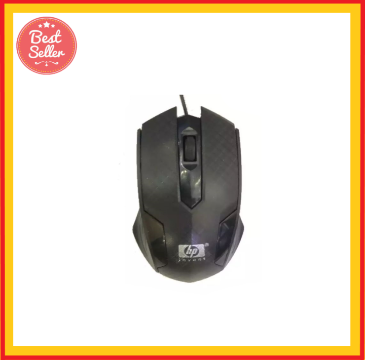 HP Invent Wired Optical Mouse 1200DPI Personal Computer Desktop Laptop
