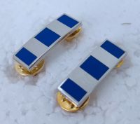 tomwang2012. PAIR U.S. NAVY CHIEF WARRANT OFFICER 3 (CW3) BRITE PIN ON RANK INSIGNIA BADGE