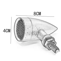 【ซินซู?ที่ไฟท้ายสัญญาณไฟเลี้ยวโครเมี่ยม LED รูป Pelor Motor อเนกประสงค์