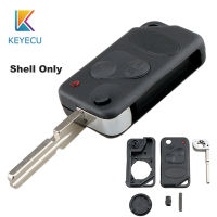 【COOL】 islwpi KEYECU สำหรับ Land Range Discovery Freelander Defender 90 1995 - 2003 2004 Flip Remote Key Case FOB 2ปุ่ม