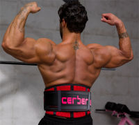 Cerberus เอวเทรนเนอร์ยิมอุปกรณ์กีฬาความปลอดภัยเพาะกาย Powerlifting เอวสนับสนุนการออกกำลังกายกล้ามเนื้อยิมเข็มขัดสำหรับผู้ชาย