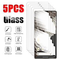 5Pcs for Google Pixel 7 Pro 7a 6 6A 5 4A 5A 5G A Tempered Glass Screen Protectors 7Pro Protective Film Mobile Phone Accessories