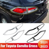 For Toyota Corolla Cross XG10 2021 2022 2023 Hybrid Car Rear Tail Light Frame Taillight Trim Cover Frame Accessories