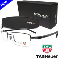 แว่นตา Tag heuer 3392 กรอบแว่นตา สำหรับตัดเลนส์ กรอบเซาะร่อง แว่นแฟชั่น ชาย หญิง ทรงสปอร์ต sport วัสดุ สแตนเลส stainless steel ขาข้อต่อ รับตัดเลนส์