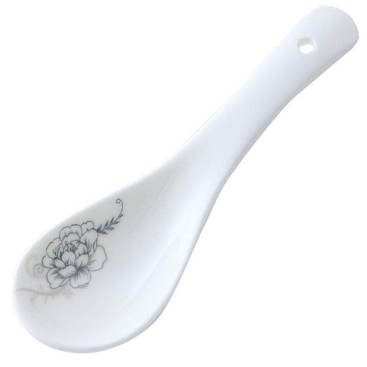 spoon-porcelain-spoon-small-soup-spoon-spoon-ladle-ceramic-soup-household-commercial-hotel-restaurant-restaurant-tableware-white-jyue