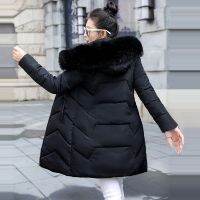 ✣✶ Big Fur 2023 New European Fashion Womens Jacket size 7XL Woman Parkas Female Warm Coat Hooded Outerwear