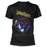 เสื้อยืดคอกลม Judas Priest Defenders Of The Faith Bodybuilding MenS Gildan T-Shirt ของขวัญวันฮาโลวีน