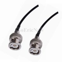 ❂ 4pcs RF Coax BNC Male to BNC Male for RG174 Cable Connector(10cm15cm20cm)