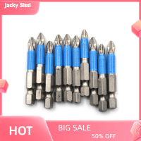 Jacky ใหม่1 PC 1/4 "HEX Magnetic Non Anti SLIP Long Reach ไขควงไฟฟ้า Bits PH2ความยาว50MM SINGLE Side Power Tools