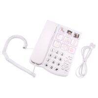 LD-858HF One-Button Distress Phone Dialing Big Button Home with Handsfree Big Button Corded Telephone