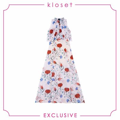 [EXCLUSIVE] Kloset Re-Collection (VC20-D002) เดรสแฟชั่น เดรสยาว  เดรสผ้าพิมพ์ลาย เสื้อผ้าผู้หญิง