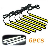 6pcs Car Daily Running Lights 17cm Cob Ultra-thin High-light Lights Running Lights Led Decorative Waterproof 12v Daytime L1q2