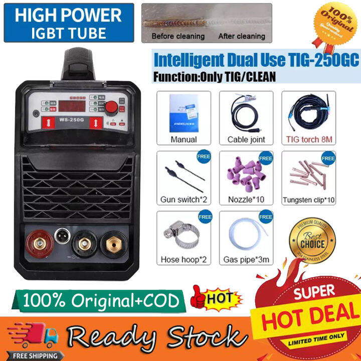 [Ready stock+100% Original]ANDELI TIG-250GC TIG Welding Machine 220V 2 ...