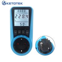 230V 50Hz Digital Energy Meter AC Power Meter EU Plug Socket Electricity Analyzer Digital Wattmeter Watt Current Price Display
