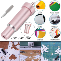 【ลดราคาครั้งใหญ่ + คุณภาพสูง】เปลี่ยนใบมีดลึก + ใบมีดลึกสำหรับเครื่องตัด Cricut เพื่อสำรวจกลยุทธ์การตัดอากาศ