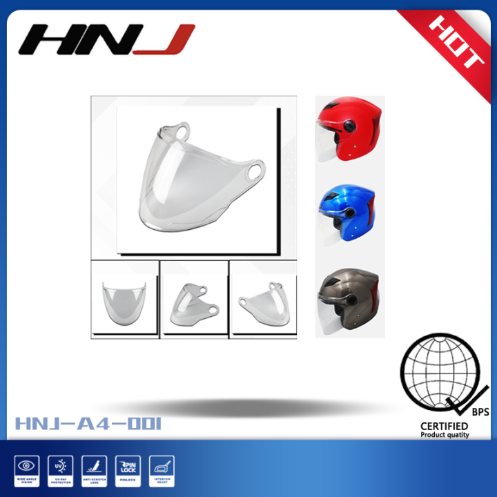 HNJ Helmet Visors CLEAR Replacement Lens For A4001/002/003/005 Series