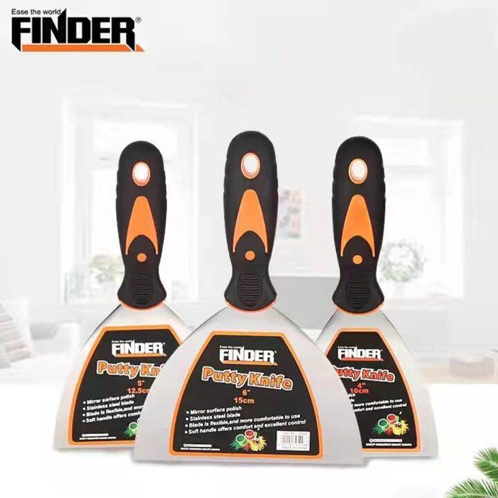 Steel Wall Putty Tool Knife Rubber Handle Spatula/Putty Knife Lazada PH