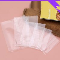 【DT】 hot  100Pcs Frosted Clear Plastic Bag Cookies Snow Crisp Sugar Fruit Bag Moon Cake Bag Food Bag Transparent Seal Pocket