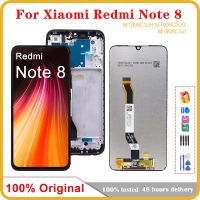 6.3  "ของแท้สำหรับ Xiaomi Redmi Note 8สัมผัสหน้าจอ LCD จอสำรองสำหรับ Redmi จอ Note8แสดงผล M1908C3JH LCD M1908C3JG